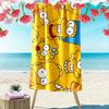 The Simpsons Cartoon Poster Print Beach Towel, Large Soft Quick Dry Towel for Beach Camping Swimming