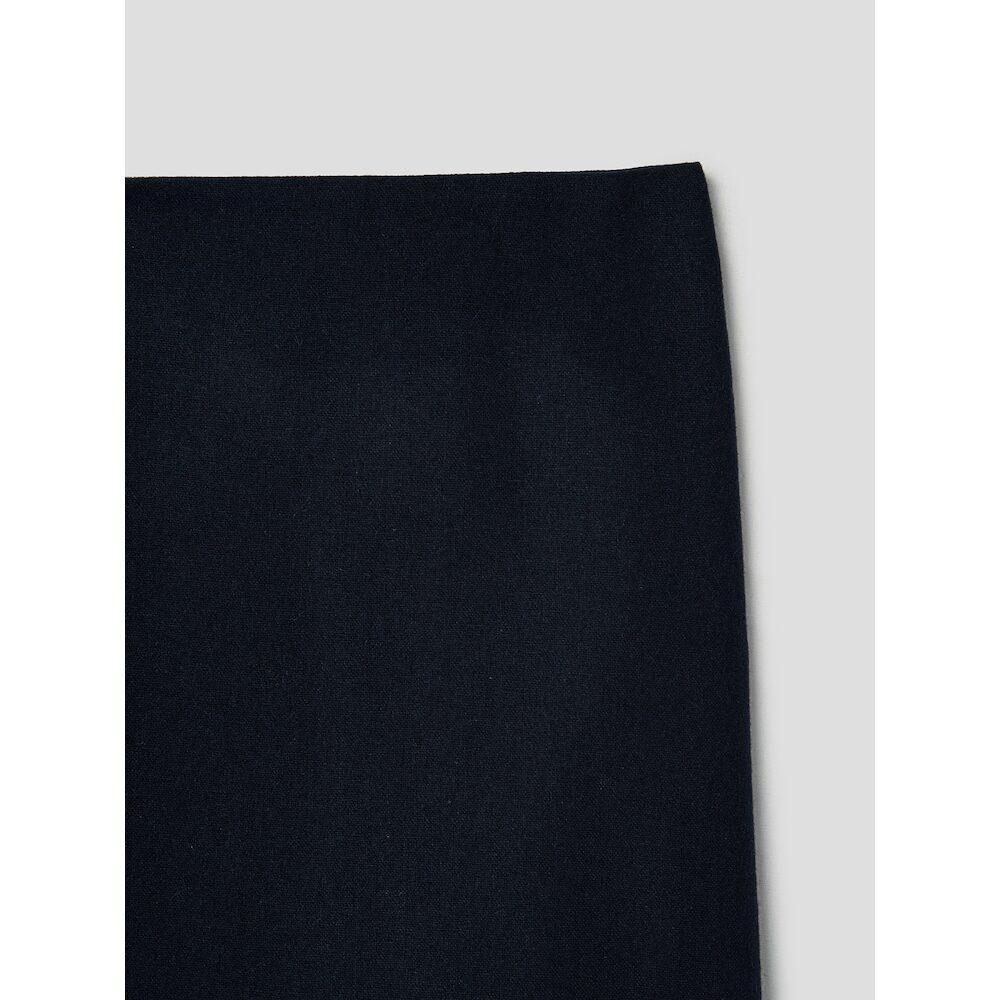 Anggae Back Tied Long Skirt Navy