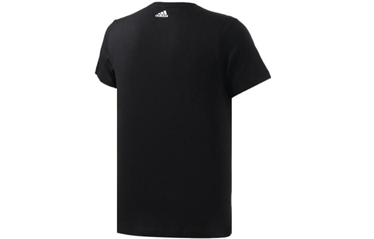 adidas T Shirts Men's Black Crew Neck Moderate Straight Fit EK4730
