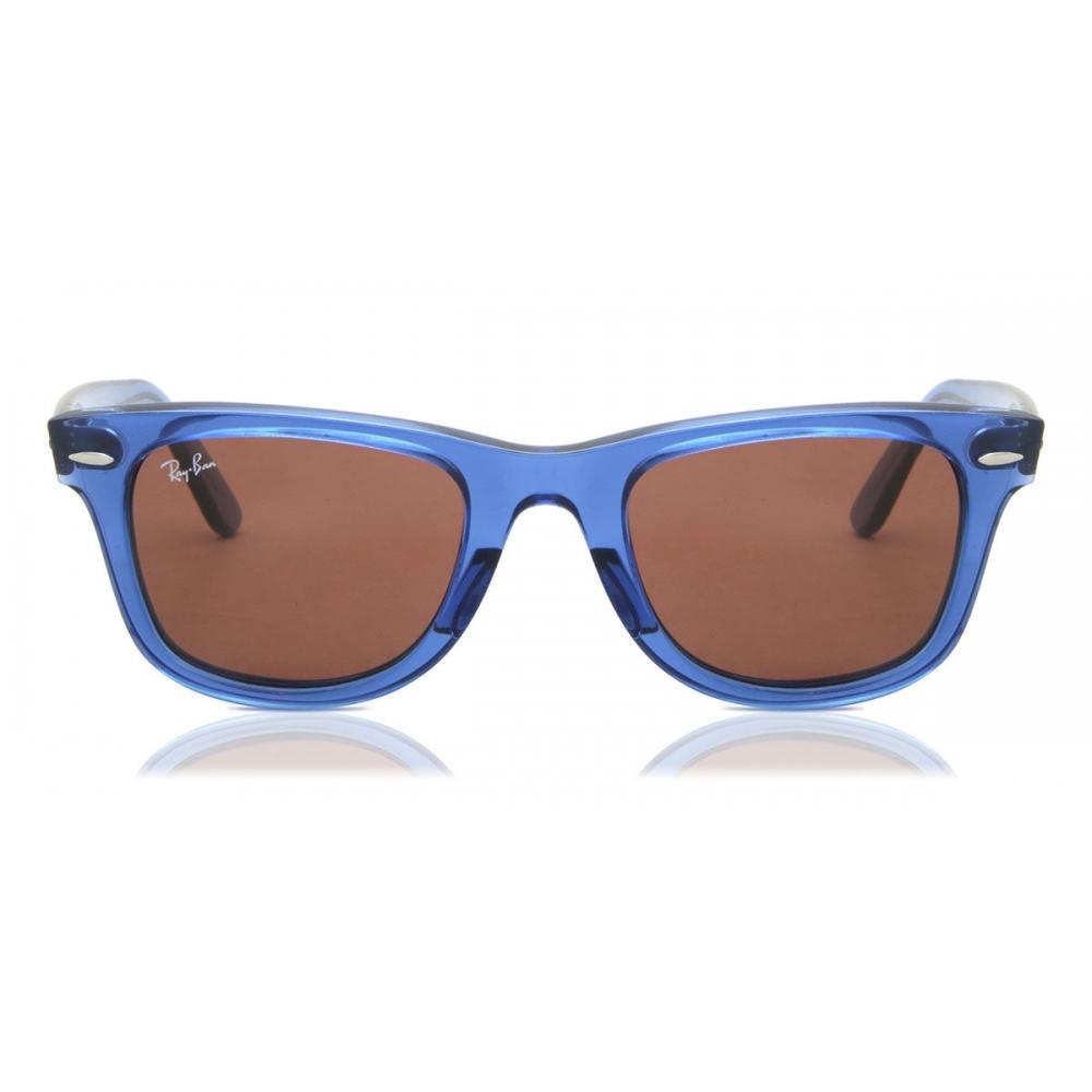 

Солнцезащитные очки унисекс Ray Ban Rb2140 Wayfarer 6587c5 Transparent Blue/50