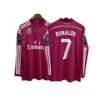 Retro Football Jerseys Long Sleeve Soccer Shirts Men Women Sports Training