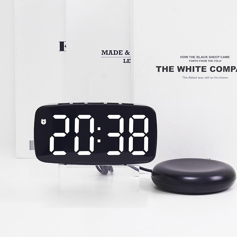 Modern Minimalist Led Digital Alarm Clock With Temperature Display For Bedroom Decor