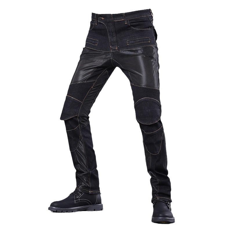 Motorcycle Riding Pants Men Women Breathable Cotton Blend Protective Trousers Road Racing Street Biking