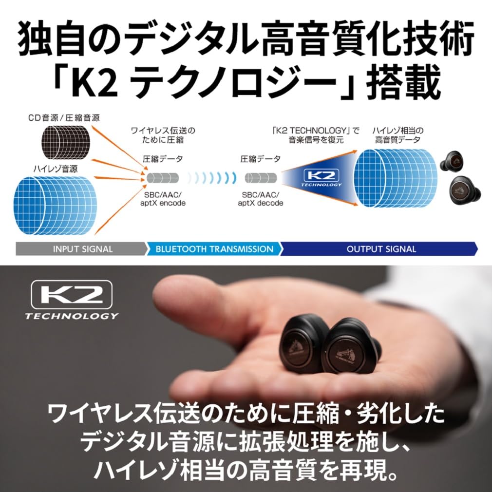 JVC Kenwood Victor Wireless Noise WOOD Up to 27 Hours Ambient Sound Wooden Waterproof [Refurbished] HA-FW1000T Earphones, Bluetooth, Cancelling,