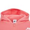 Nike Solid Color Logo Embroidered Zip Hoodie Jacket Kids Hoodie Pink DC7118-603