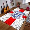 Englands Fodboldhold Emblemdesign Mønstret tæppe en skridsikker måtte velegnet til alle årstider og enhver indretning, gave