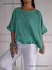 Women's European & American Casual Solid Color Ruffle Short Sleeve T-shirt