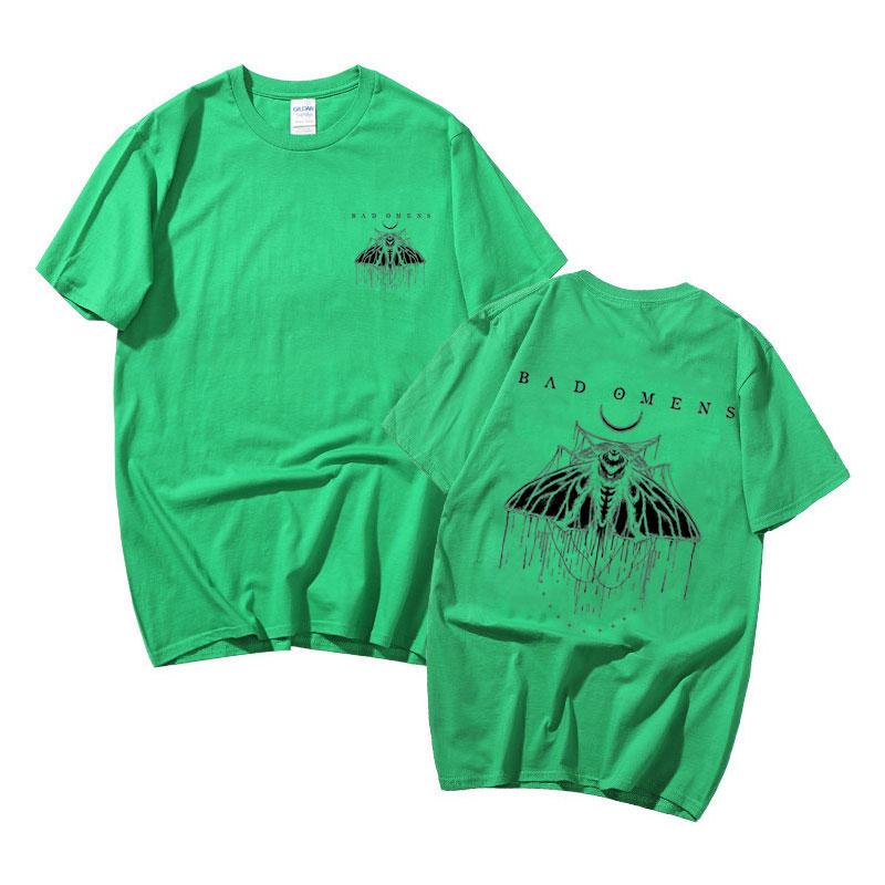 Bad Omens Band Grafická trička Krátký rukáv Párová Rock Punk Gotický Streetwear Pánské Topy Tričko Pánské Vintage Oversized Trička