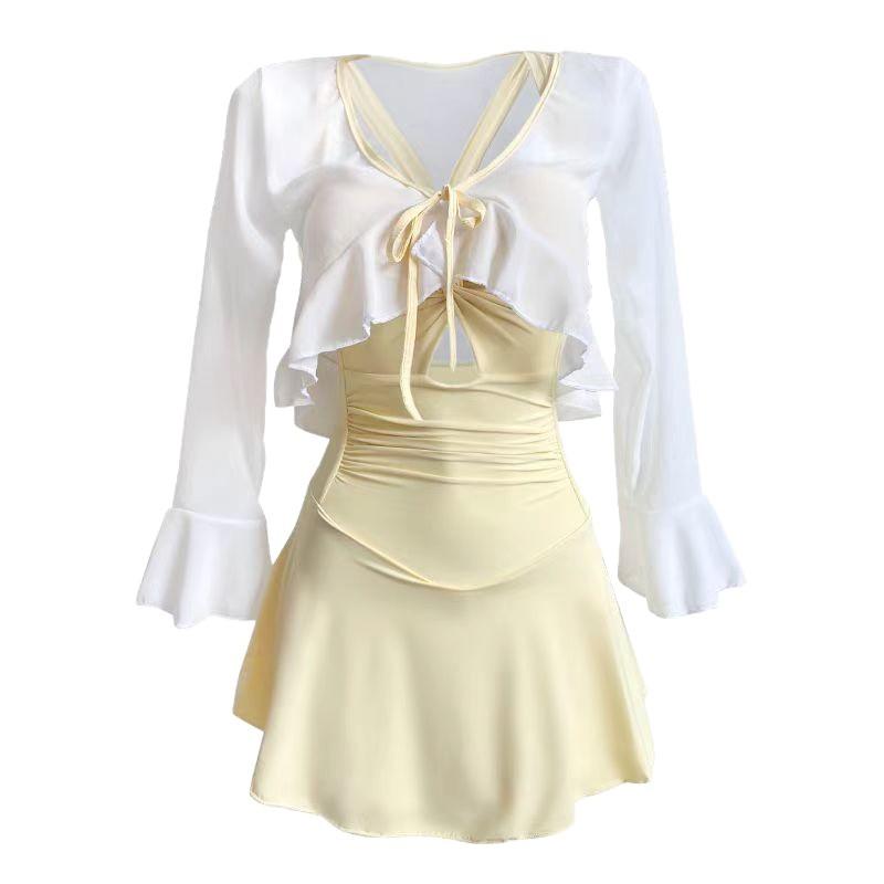 Women's One-piece Swimming Suit, Women's Hot Spring Bathing Suit