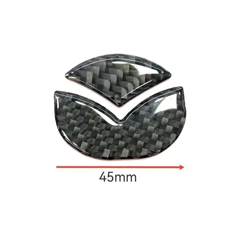 Epoxy Sticker Car Steering Wheel Emblem Modified Decal for Mazda Axela CX3 CX4 CX5 RX7 Atenza MX3 MX5 CX9 CX7 RX8 SKYACTIV