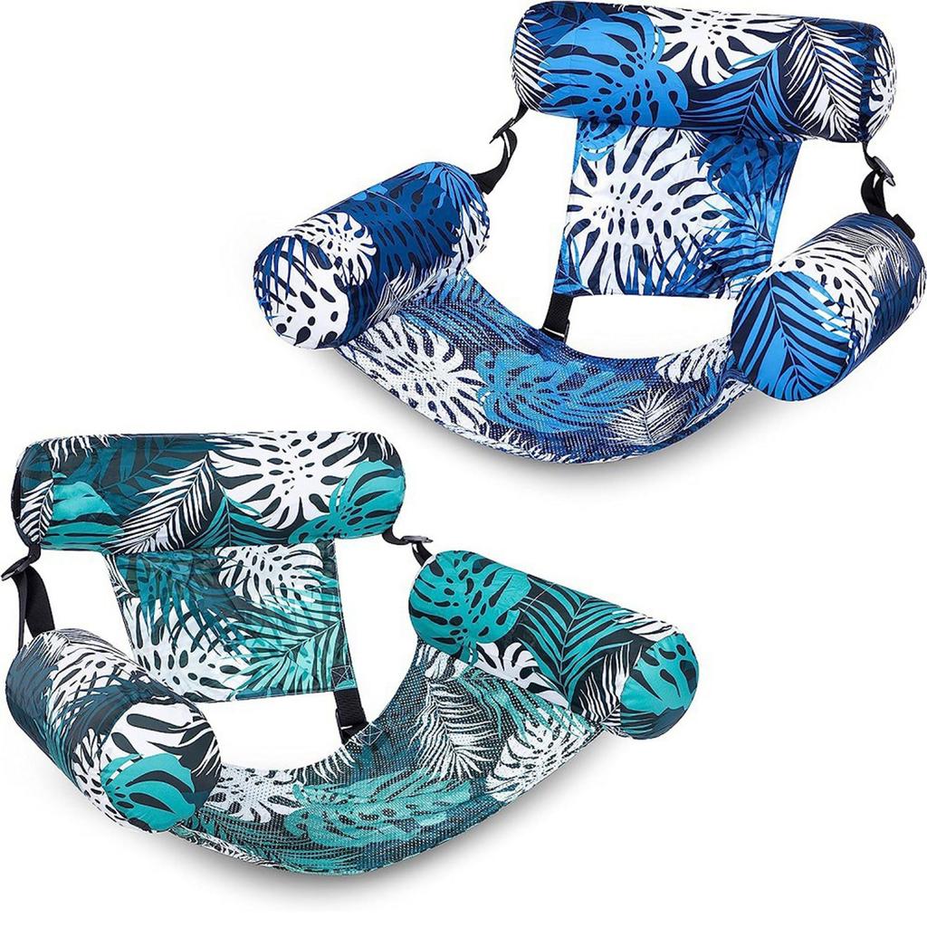 Pool Floats Chairs Adult, Inflatable Pool Chairs, Blow Up Pool Noodles Floats For Adults, Floating Water Chair For Pool Party Summer Water