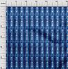 oneOone Cotton Poplin Navy Blue Fabric Stripe Shibori Sewing Material Print Fabric By The Yard 42 Inch