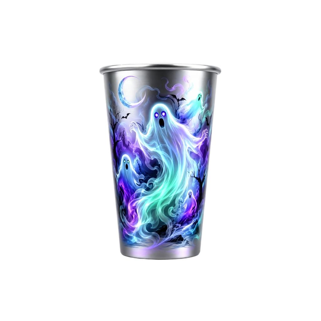 Halloween Color Changing Stainless Tumbler Cup for Cold Drinks