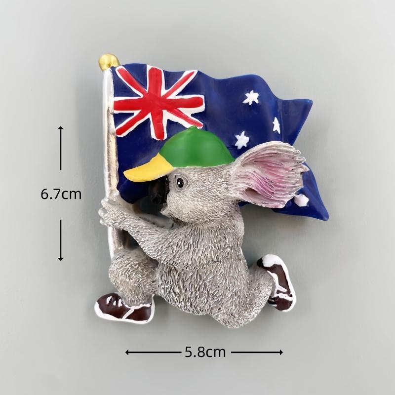 Australia Fridge Stickers Phillip Island Travel Souvenirs Parrot Kangroo Kaola Fridge Magnets Home Decoration Wedding Gifts