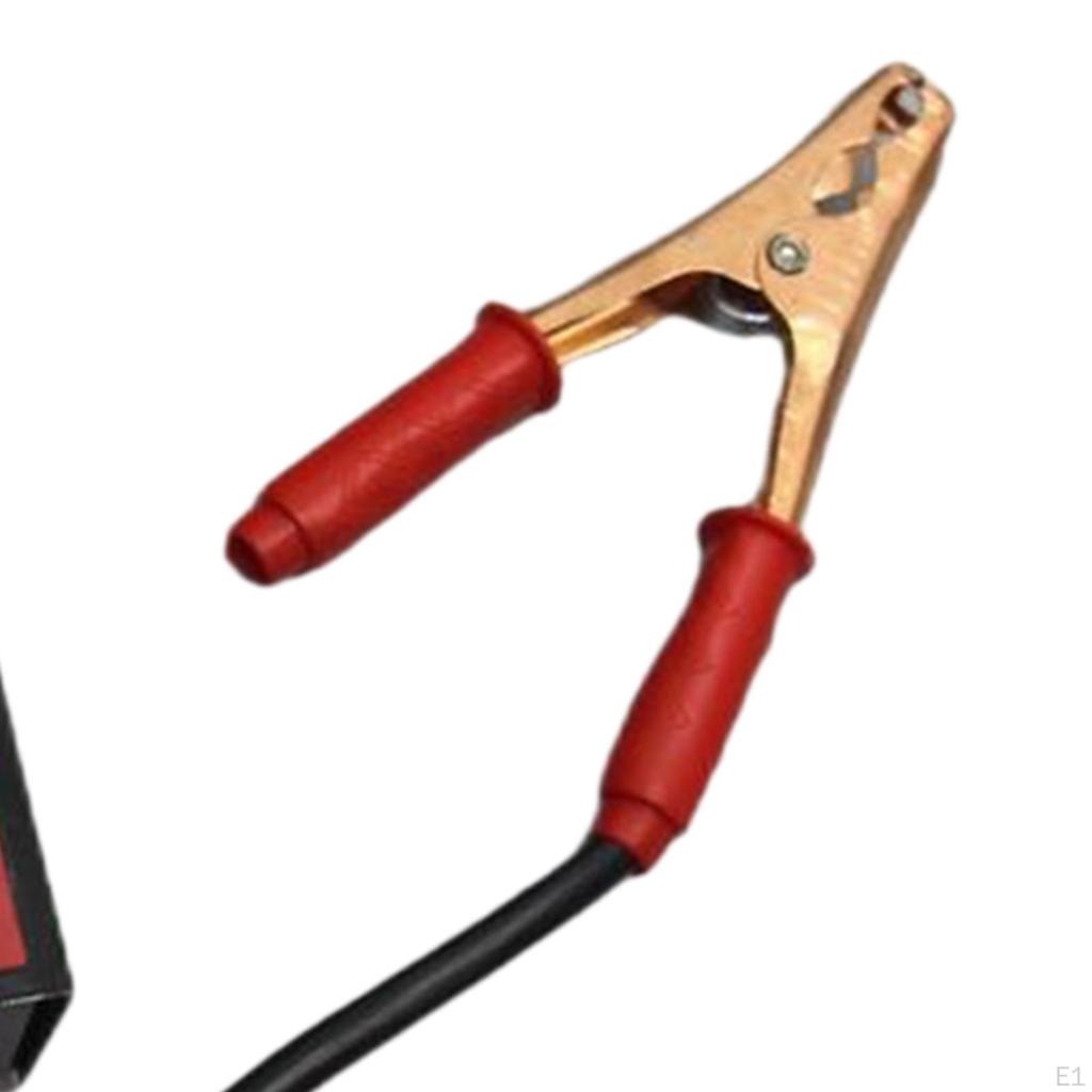 Autobatterie-Lasttester mit Krokodilklemmen, robust, für Boote und Strandfahrräder, Metallgehäuse