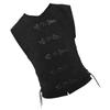 Men Medieval Cosplay Vest Medieval Costume Accessories, Medieval Cosplay Vest with Adjustable Buckles and Drawstring
