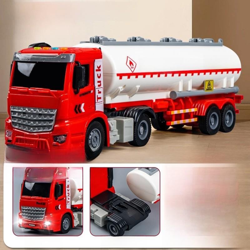 Childrens Construction Vehicle Pull Back Excavator With Light Sound And Detachable Cab For Boys Playtime