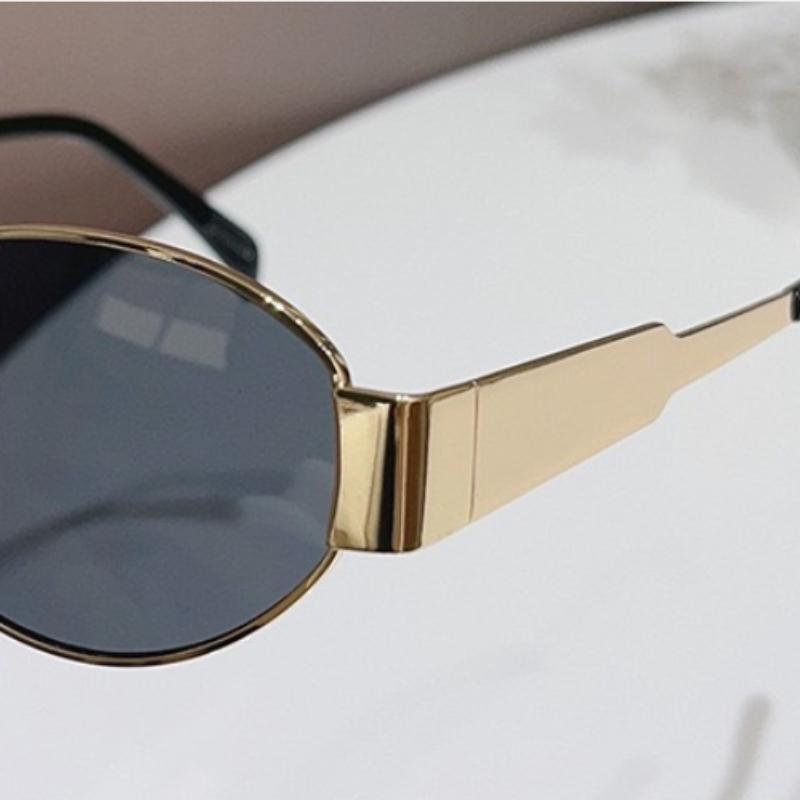 Summer Women New Trendy Vinatge Oval Frame Sunglasses