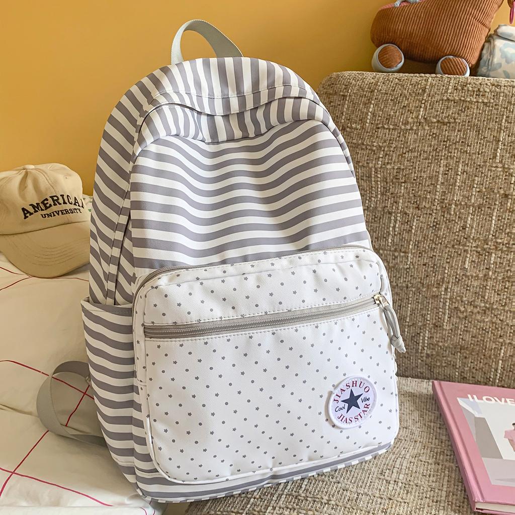 Schoolbag1011 New Middle School High School Student Schoolbag Women Ins Niche Large Capacity Lightweight Travel Backpack Fashion Backpack