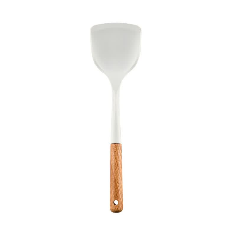 Oeny Silicone & Wood 3-Piece Kitchen Utensil Set