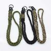 Benutzerdefinierter Outdoor Handgemachter Gewebter Langer Schlüsselanhänger Lanyard Geflochtenes Band Aufhänger Outdoor Camping Zubehör