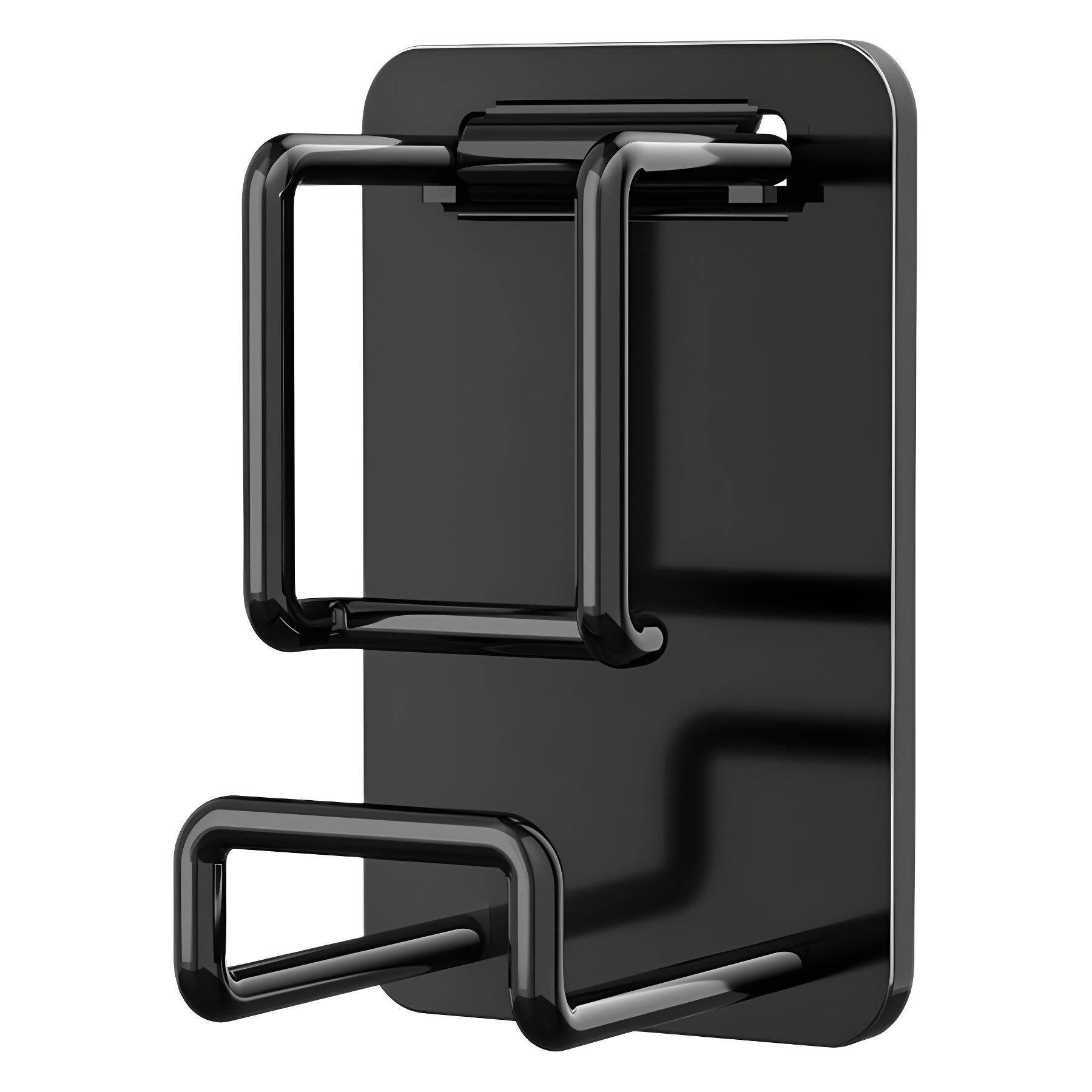 

1 шт. крючки для раковины из нержавеющей стали, полки для хранения, крючок для раковины без проколов, экономит место, настенное крепление, крючки для хранения, держатели, полка 1PCS чёрный