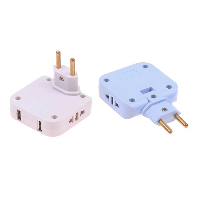 Ștecăr prelungitor UE 3 în 1 cu USB pentru priză convertor de încărcare a telefonului mobil