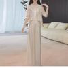 Summer 2026 Stylish Two-Piece Women's Suit: Fashionable Slimming Top & Pants