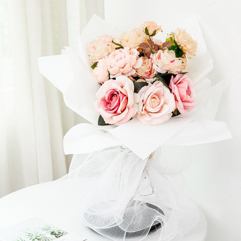Fresh Flower Stability Stand – Iron Art Frame Bouquet Support