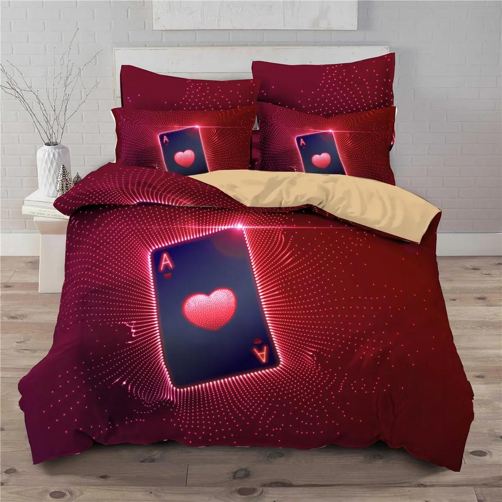 3D Cartoon Ben10 Duvet Cover with Pillow Cover Bedding Set  Single Double Twin Full Queen King Size Bed Set for Bedroom Decor