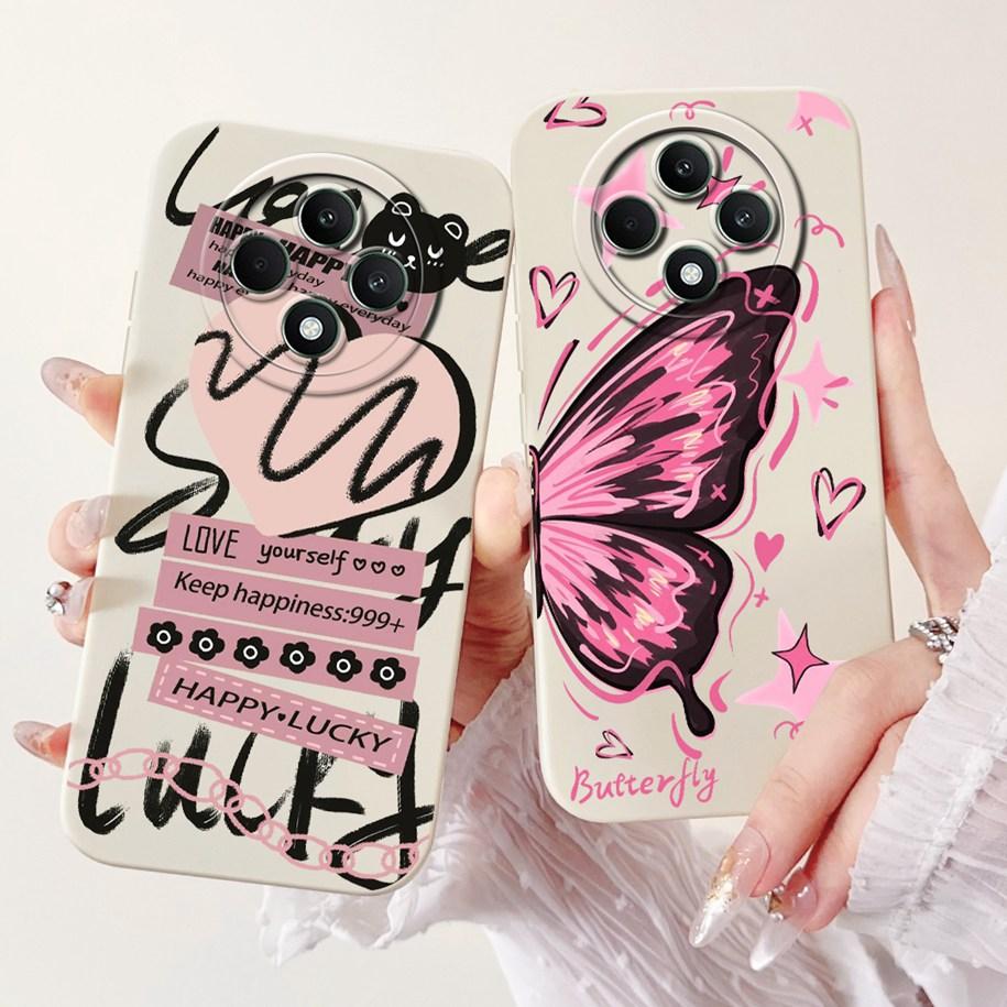 For OPPO Reno 12F 5G Case CPH2637 Lovely Panda Rabbit Liquid Silicone Durable Back Cover For OPPO Reno12F Reno12 FS F27 5G Coque