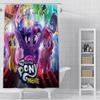 Hot Cartoon My L-Little P-Pony Shower Curtain Waterproof Polyester Fabric Paint Colorful Bath Curtains Curtain with Hook
