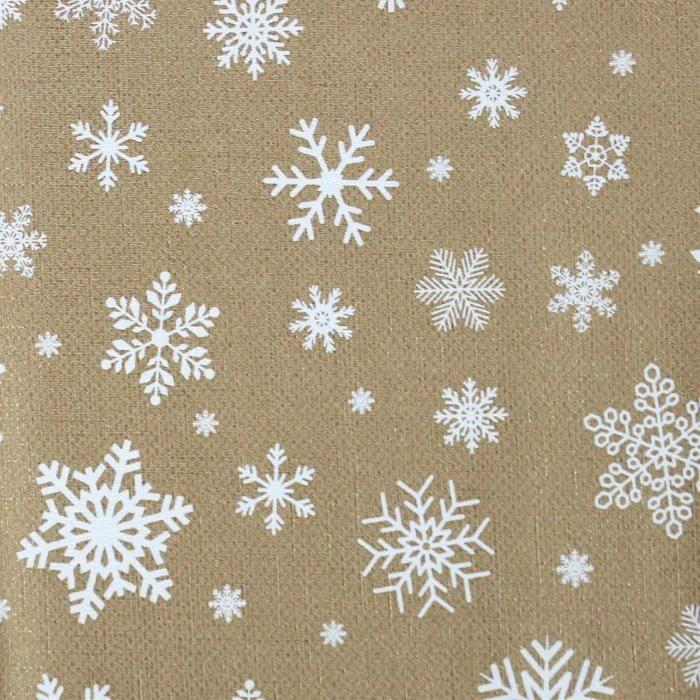 Nappe - Starlighty - Toile cirée - Jaune - Rectangulaire - Largeur 140 cm