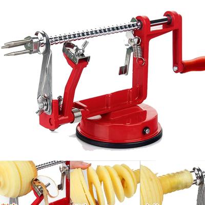 3 In 1 Apple Peeler Fruit Peeler Slicing Machine / Stainless Steel Apple Fruit Machine Peeled Tool Creative Home Kitchen
