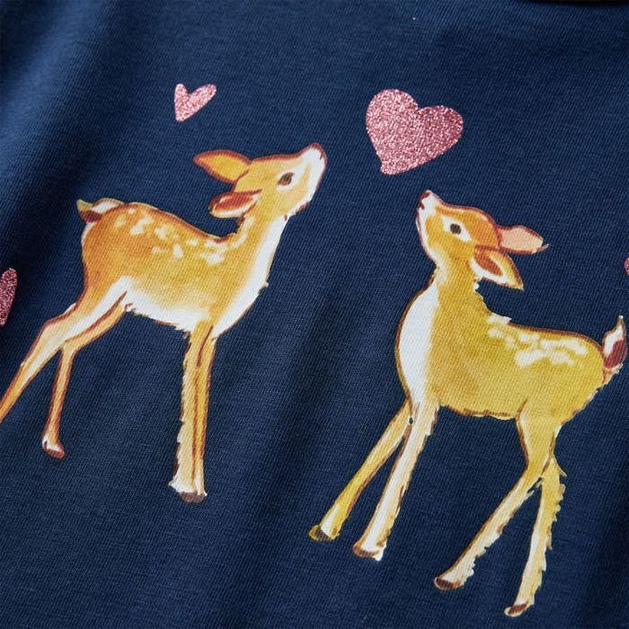 Kids' Long-sleeved T-shirt Navy Blue 92/104/116/128/140