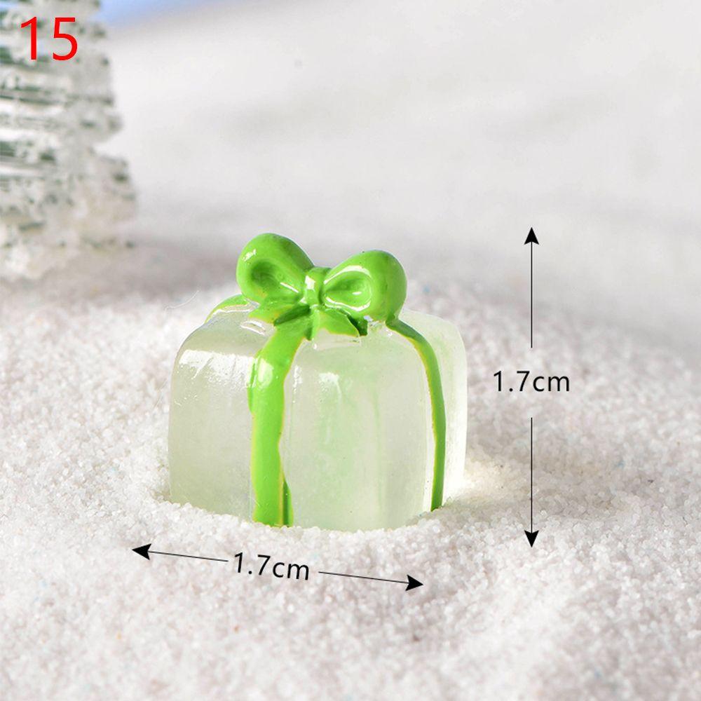 DIY Gartendekoration Schreibtisch Schneemann Figur Geschenkbox Weihnachten Miniatur Mikrolandschaft