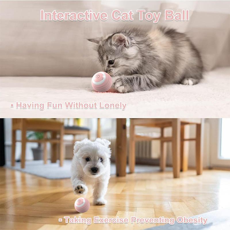 1 Pezzo Pallina Giocattolo per Gatti Pallina Giocattolo per Animali Pallina che Rotola per Gravità Pallina Autogiochi per Gatti Resistente al Morso e Antistress
