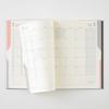 Midori Double Schedule Limited with 22381006 October Planner, 2026, B6, Monthly, Edition, Bookmark, Black, (Starts 2025)