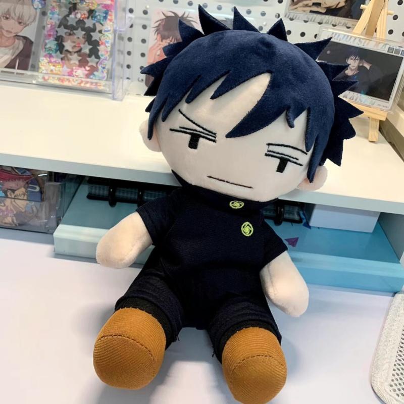 Peluche Jujutsu Kaisen da 25 cm Satoru Gojo Fushiguro Megumi Itadori Yuji Inumaki Toge Figura Anime Bambola di Peluche Ripiena Regali di Compleanno