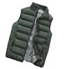 Men Vest Coat Waterproof Padded Thick Stand Collar Winter Waistcoat for Daily Wear