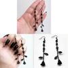 Fashion Rose Pendant Earrings With Plated Alloy For Women And Men