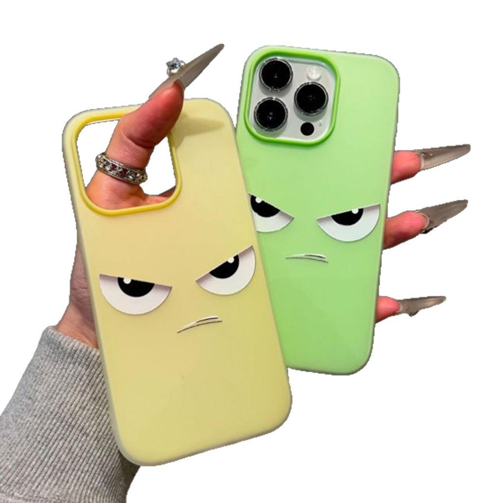 Jelly 2-in-1 Mobile Phone Case with Airbag, Anti-fall, Color Couple Skin Feel, Creative All-inclusive Internet Celebrity Soft Edge Love Heart