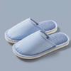 Linen Slippers Indoor Home Breathable Women Men Slides Linen Couples Anti-slip Shoes Beach Sandals Shoes Comfortable Flats