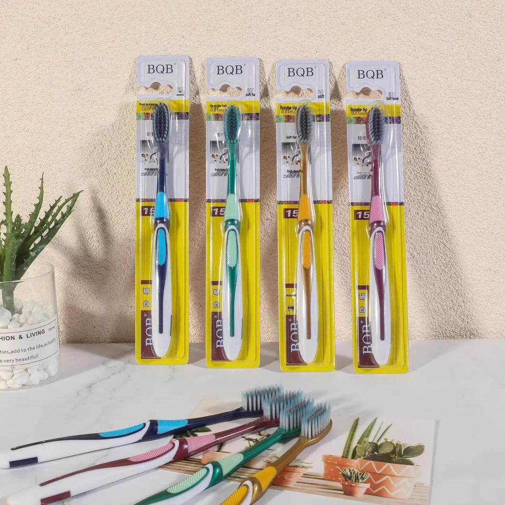 Soft Bristle Adult Toothbrush for Stain Removal and Whitening