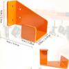 Wall-mounted Heavy Duty Chainsaw Hanger Multifunctional Carbon Steel Plate Orange Chainsaw Holders with Expansion Screws