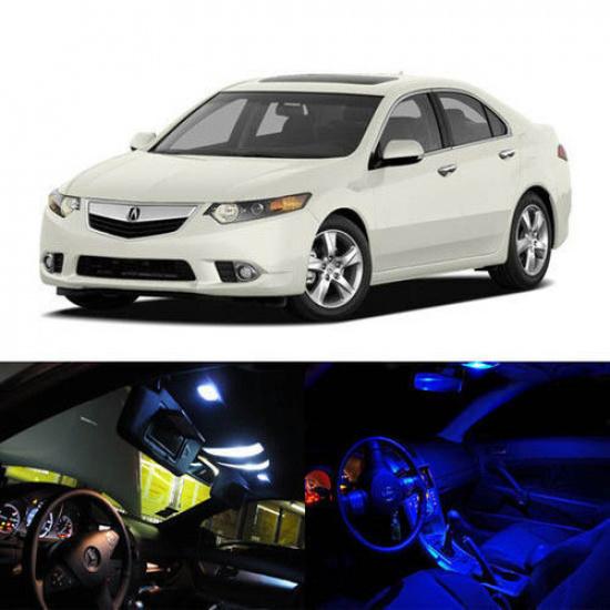 7 x Полный пакет светодиодного освещения салона Для 2009-2014 Acura TSX Euro-R Honda Accord