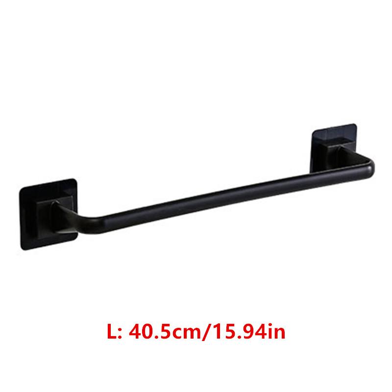Multifunction Wall Mount Towel Rack Single Bra Self Adhesive Pot Lid Holder Non-Drilling for Kitchen Bathroom Hanging Shelf