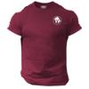 Blood Spartan T Shirt Pocket Gym Clothing Bodybuilding Training Workout Mma Top