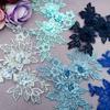 1pair Embroidered Three-dimensional Lace On Flower Wedding Dress Accessories DIY Lace Stickers Bridal Dress Decoration