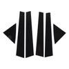 6pcs Window Pillar Post Trim Anti Scratch Glossy Black B Pillar Cover Sticker Replacement for Kia